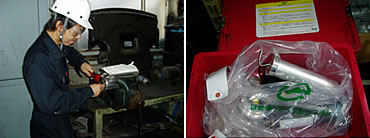 We remove batteries, tires, airbags